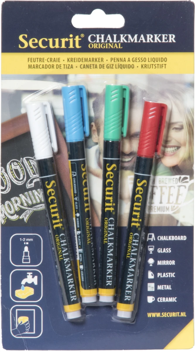 SECURIT Kreidestift 1-2 mm (4x)