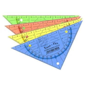 DUX Geodreieck Stano flex Office 9192OFX transparent
