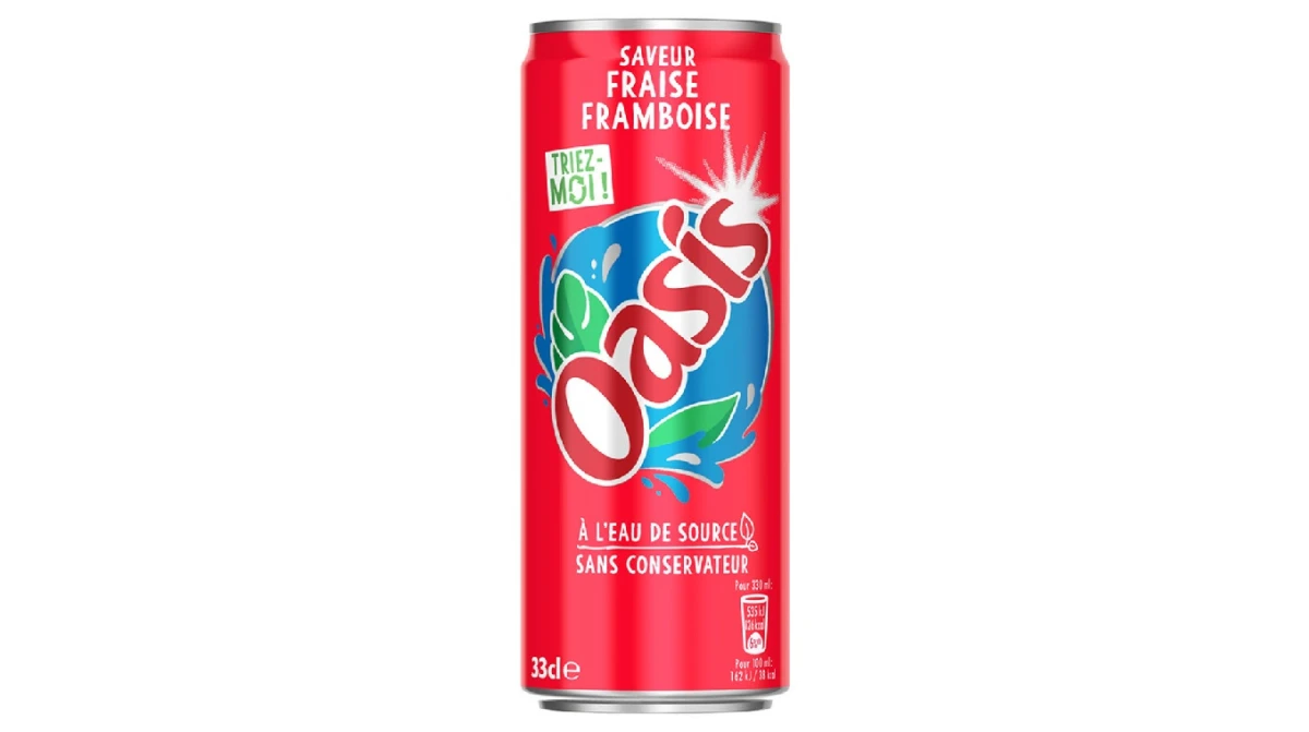 OASIS Erdbeere Himbeere 24 x 330 ml
