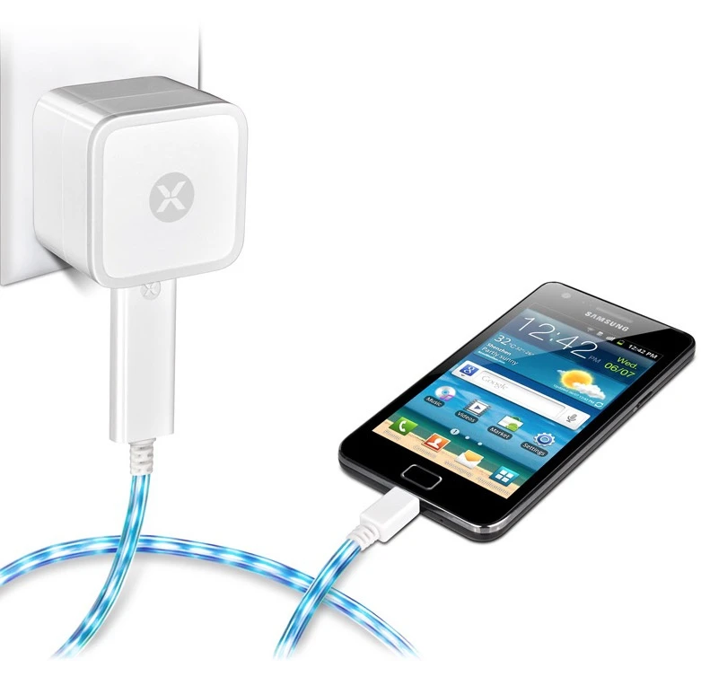 Dexim Visible Green Charger Micro-USB Anschluss