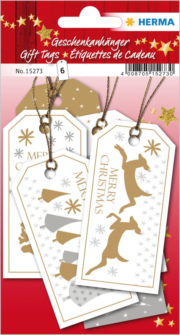 HERMA 15273 Geschenkanhänger Weihnachten