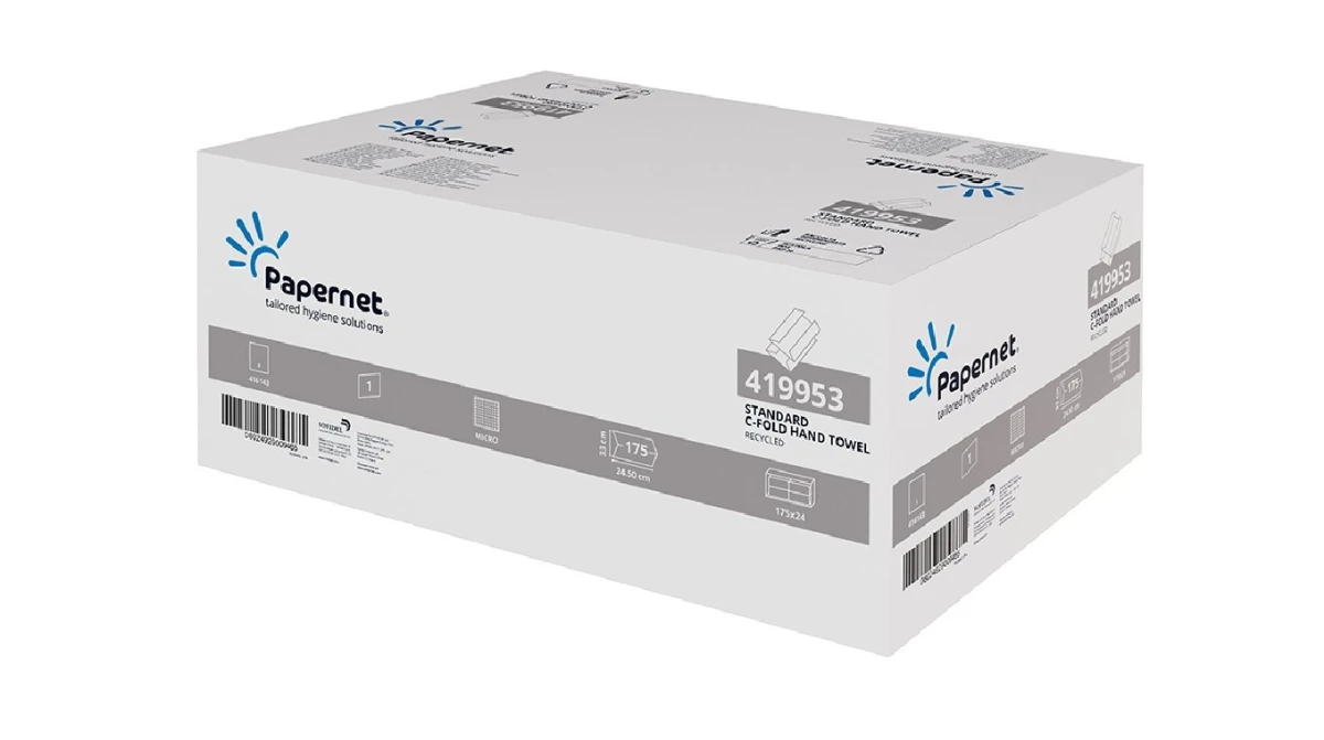 PAPERNET Papierhandtücher Standard C-Falz, 1-lagig, natur