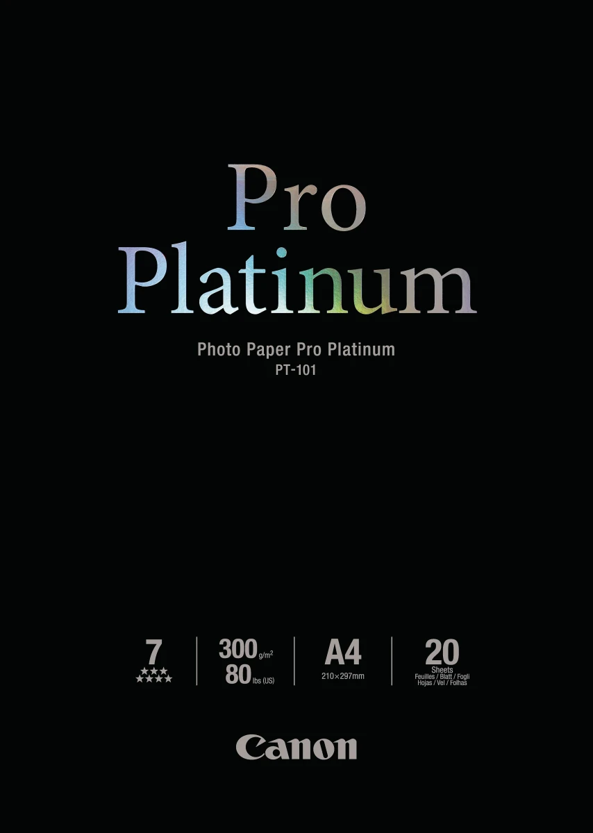 CANON Pro Platinum Photo Paper A4