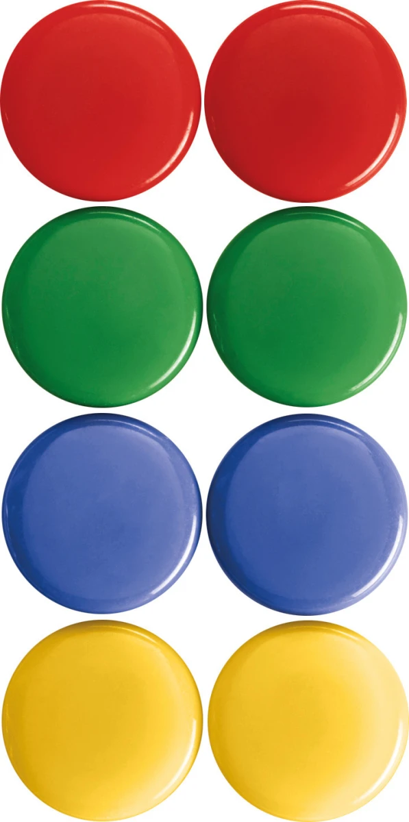 MAGNETOPLAN Signalmagnete ø 30 mm - 8 Stk.