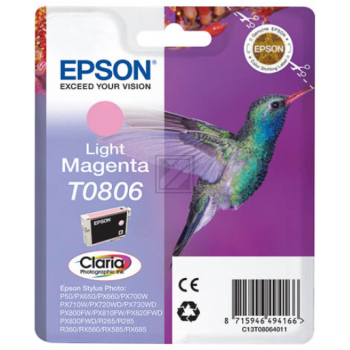 Epson Tintenpatrone magenta light (C13T08064010, T0806)