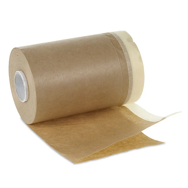 Permafix Abdeckpapier mit Papierklebeband 050 braun
