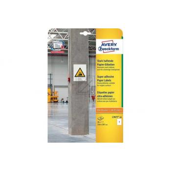 AVERY ZW. Etiketten Universal 210x297mm L7877-20 20 Blatt