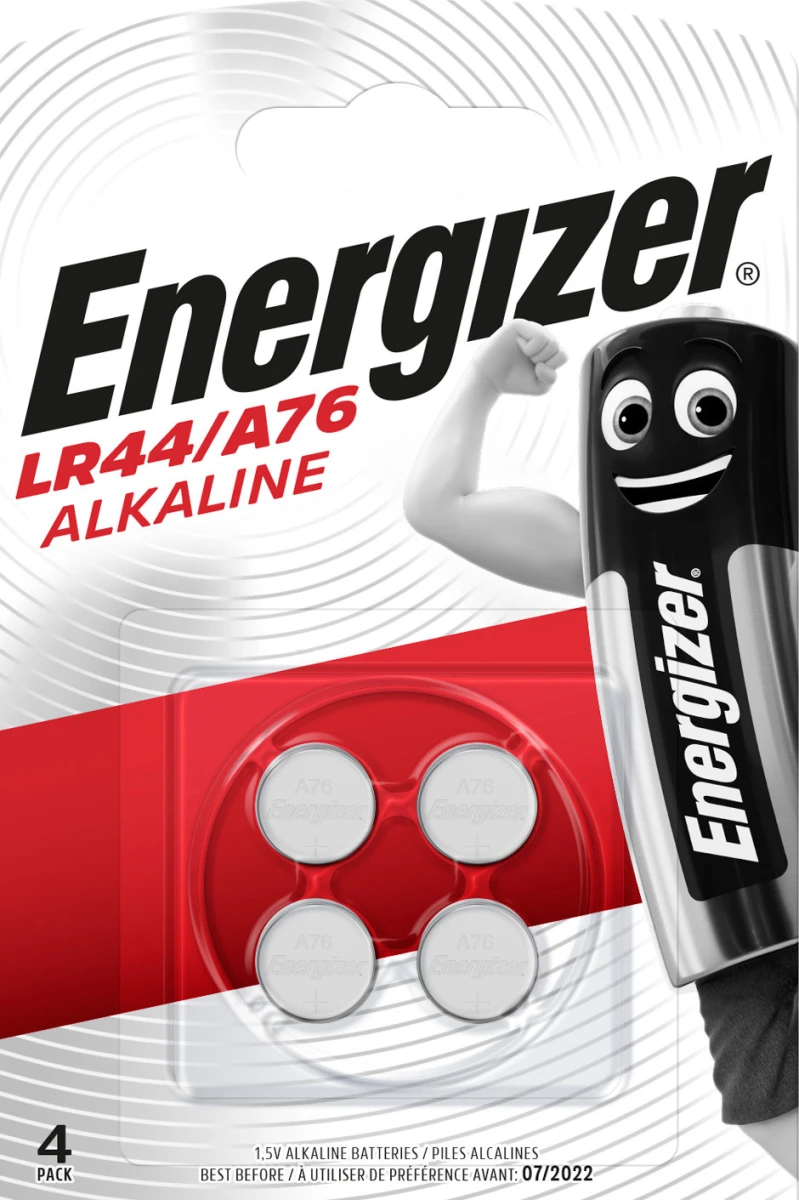 ENERGIZER Knopfbatterie Alkaline LR44/A76