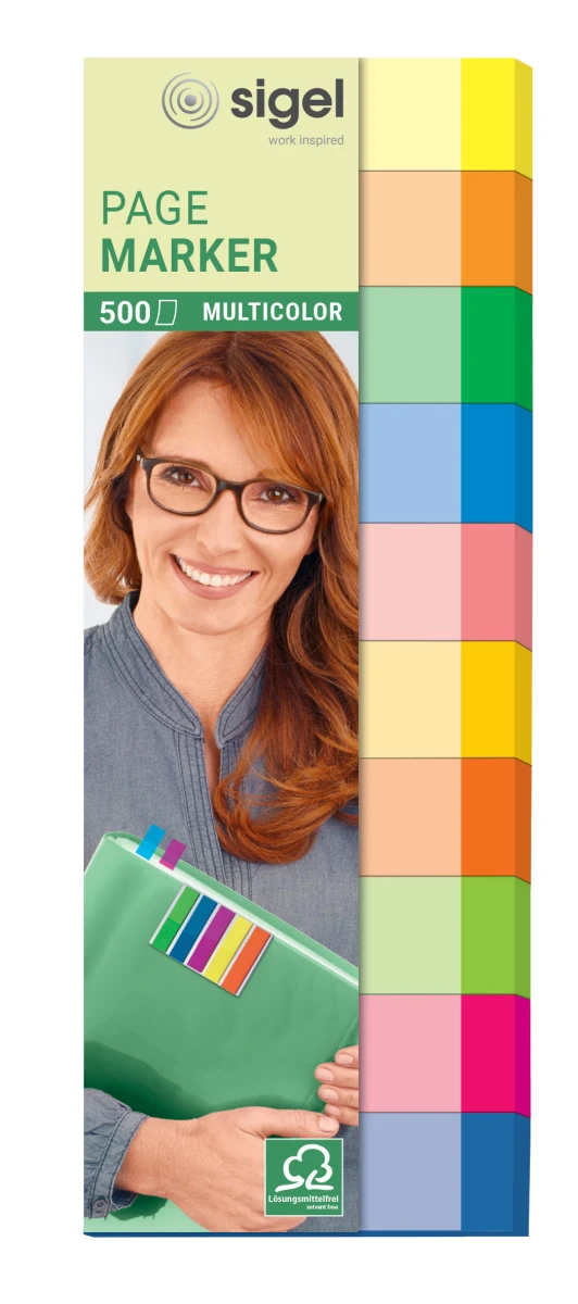 SIGEL Haftstreifen 10 x 50 Blatt