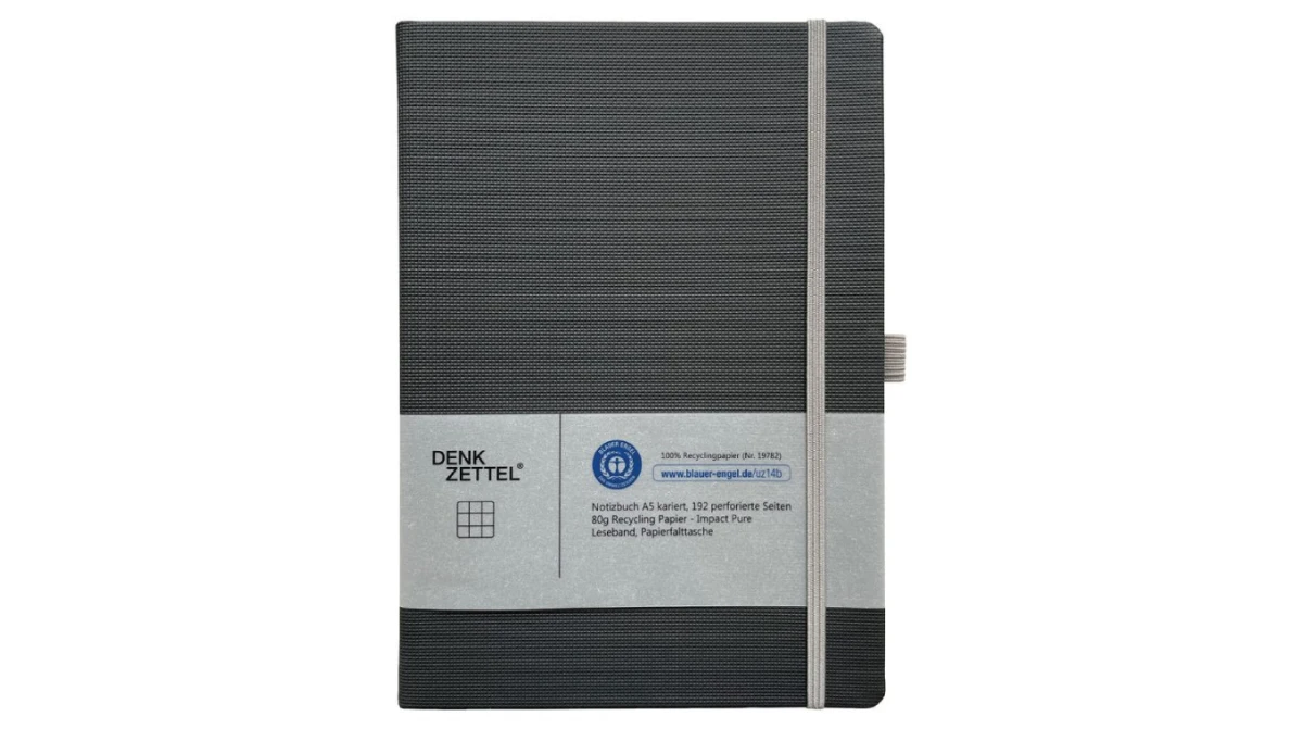 DENKZETTEL® Notizbuch Tenax - A5 - Blauer Engel
