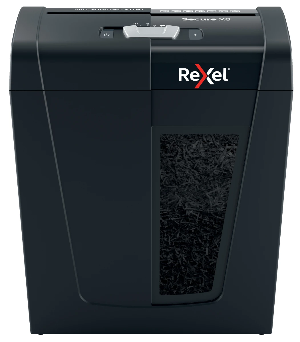 REXEL Aktenvernichter Secure X8, P-4, 14lt