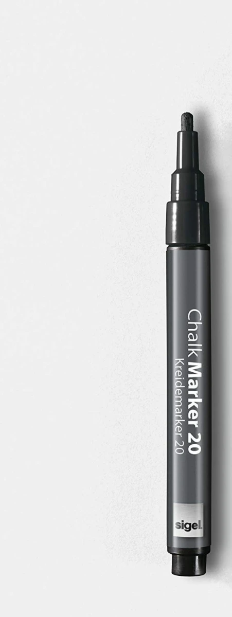 SIGEL Kreidemarker 1-2 mm - 2 Stück