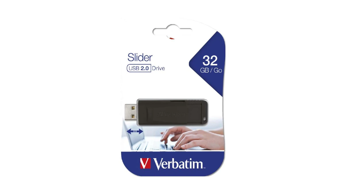VERBATIM USB Stick Slider 32GB