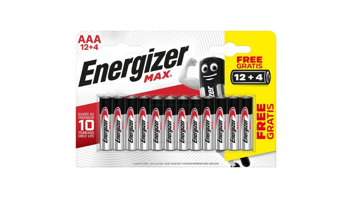 ENERGIZER Batterie Max AAA/LR06 - 16er Pack