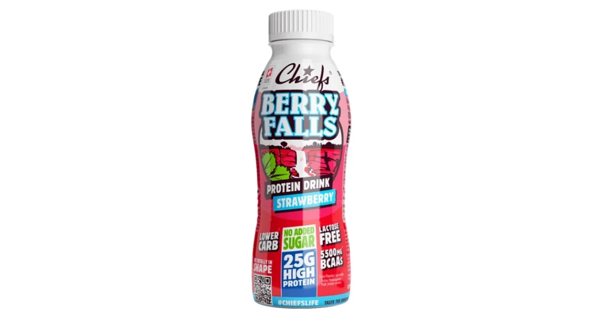 CHIEFS Protein Drink Strawberry 8 x 330 ml