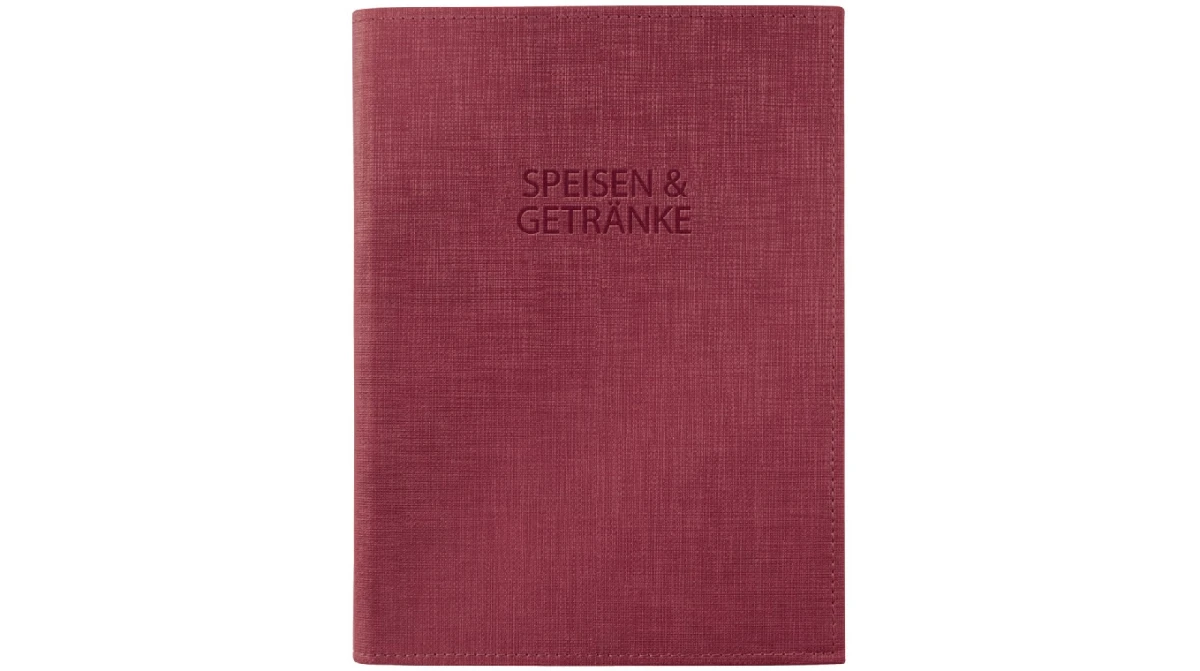SIGEL Speisekarten-Mappe - mit Buchschraubenbindung - 8 Seiten