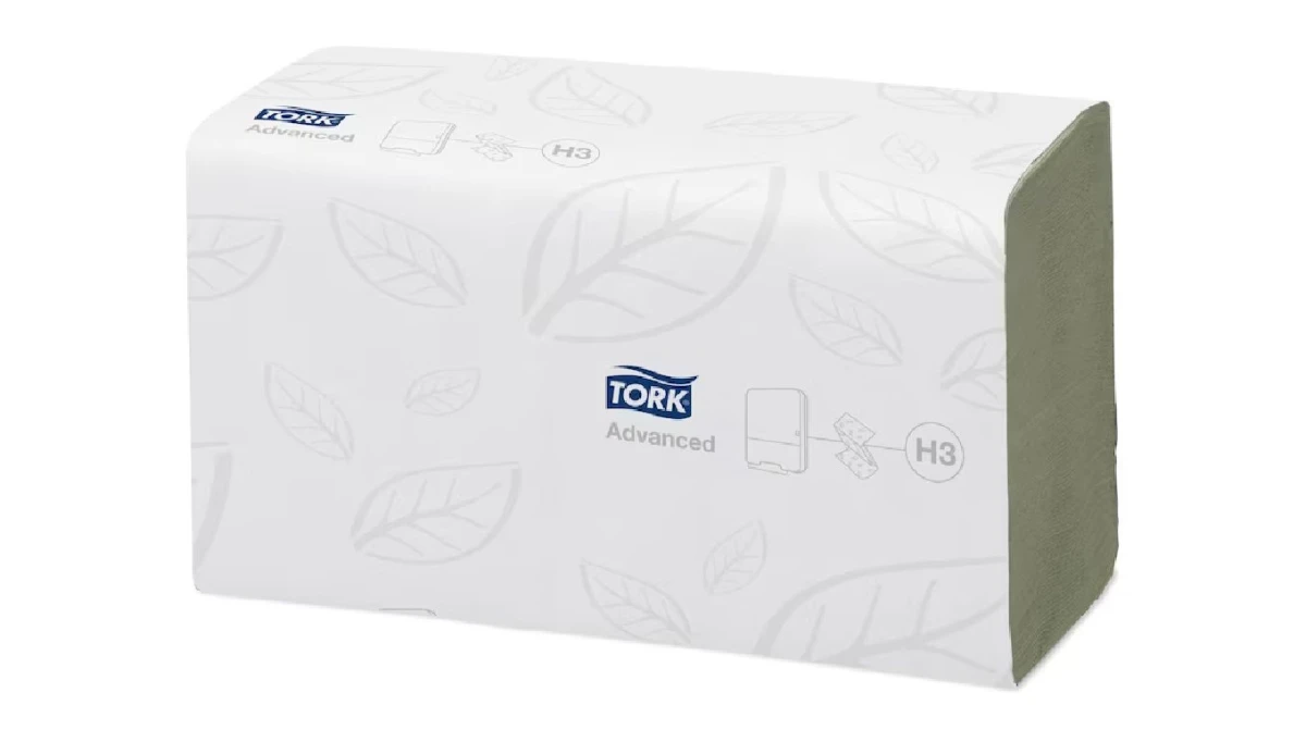 TORK Papierhandtücher Advanced V-Falz, 2-lagig, grün