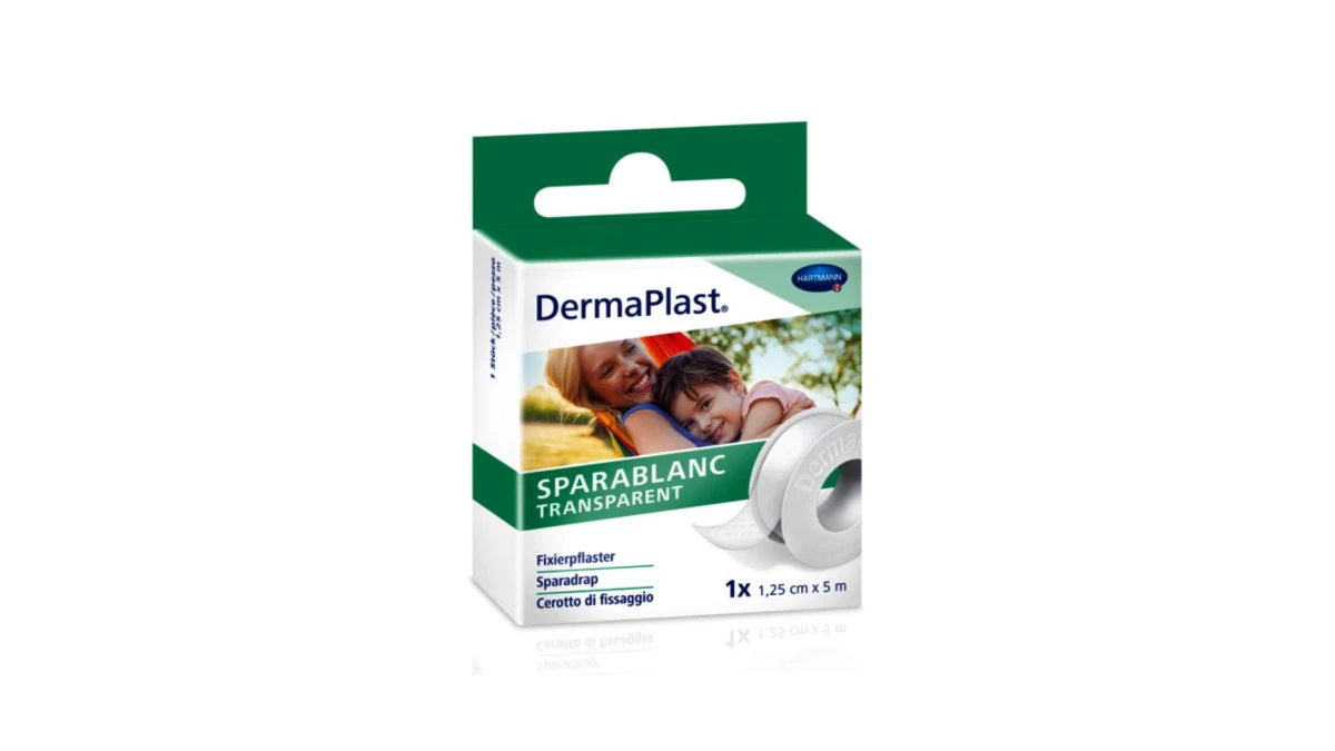 DERMAPLAST Fixierpflaster Sparablanc Clipdose 26 Stück
