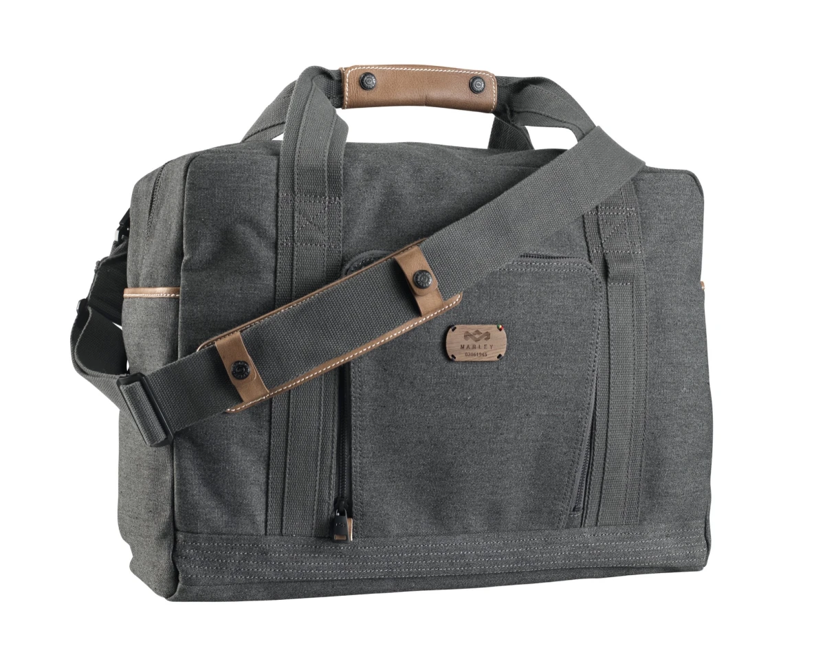 House Of Marley Lively Up Leather Overnighter Messenger