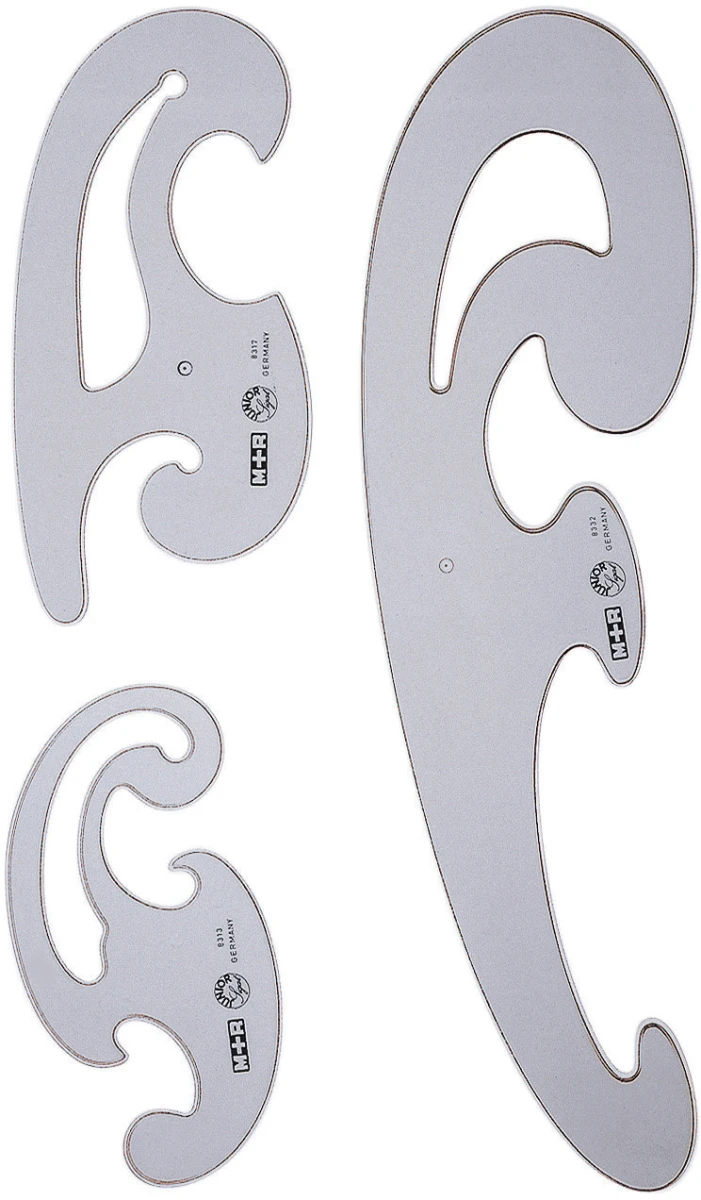 M+R Burmesterkurvenset 13/17/32cm