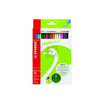 STABILO Farbstifte Greencolors 6019/2181 18 Farben