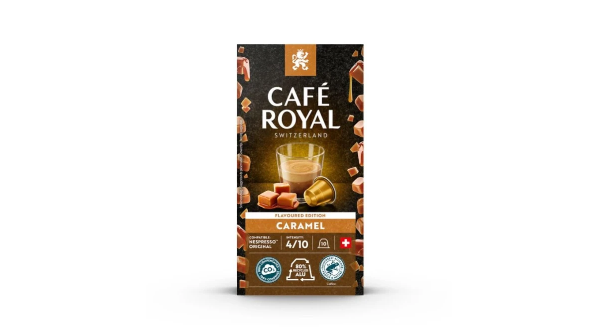 CAFÉ ROYAL Kaffeekapseln Caramel 10 Stück
