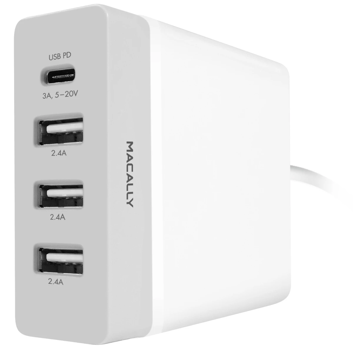 MACALLY HOME72 Netzladegerät 4 USB Ports