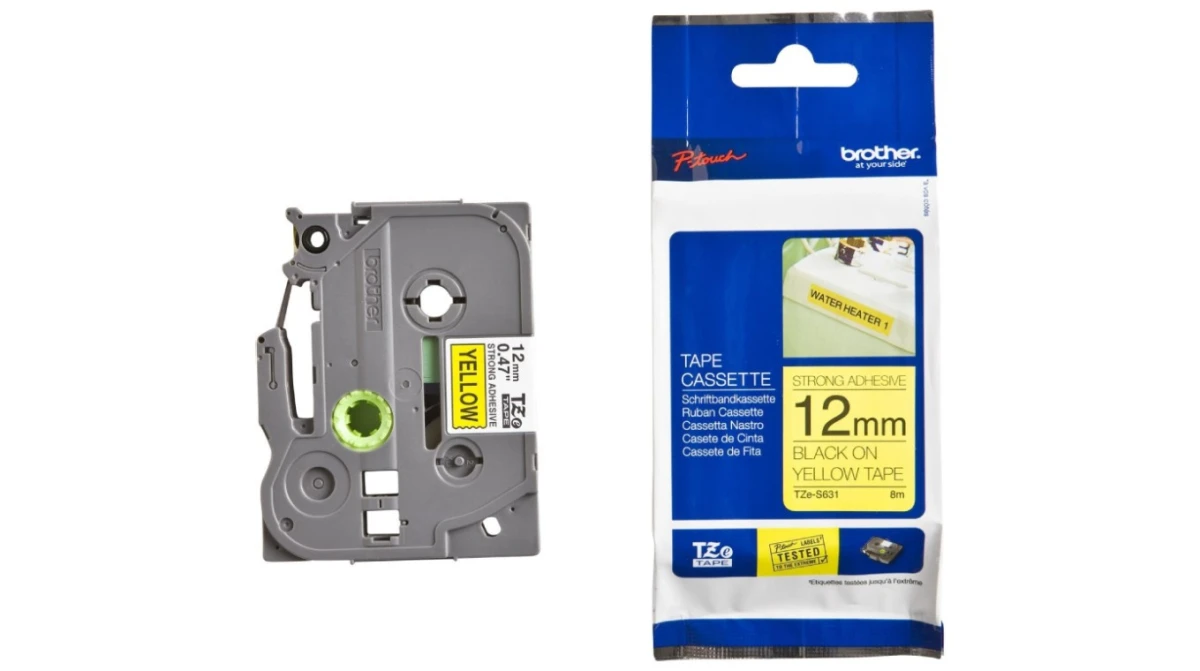 BROTHER TZe-S631 P-Touch Schriftbandkassette 12 mm