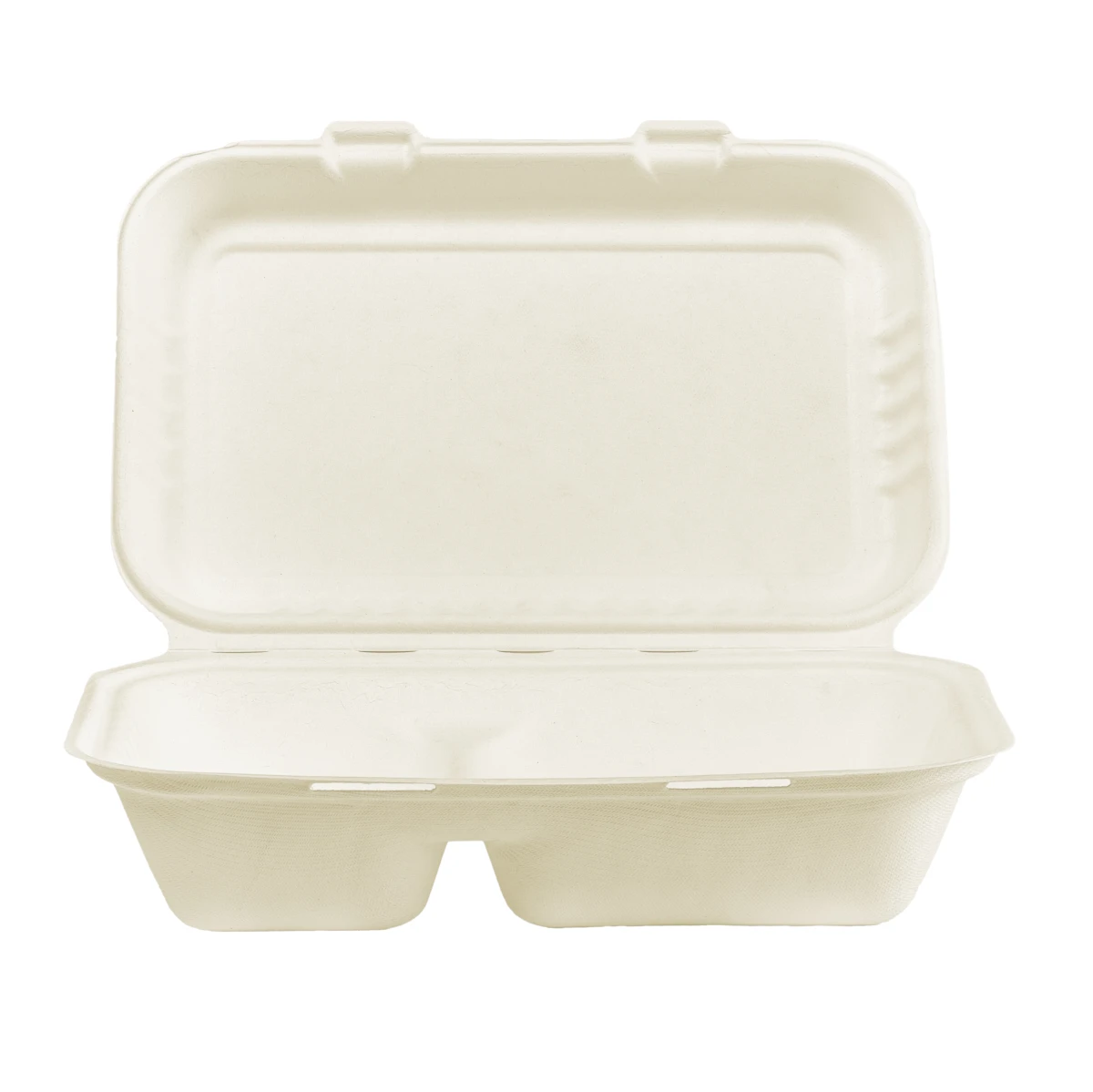 Menü-Box zweigeteilt rechteckig 770 ml, Karton à 250 Stück