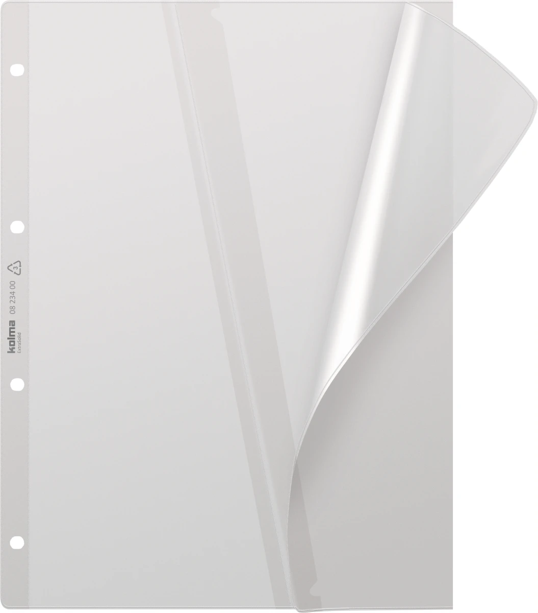 KOLMA Dokumentenhüllen ExtraSolid A4, Seitenklappe