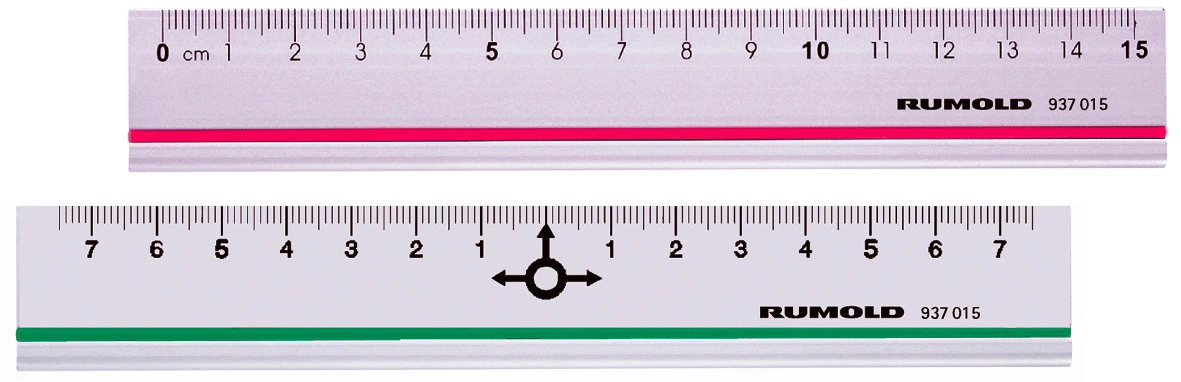 RUMOLD Alulineal 15cm