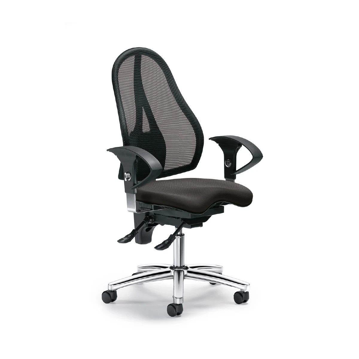 Bürodrehstuhl Sitness 40 NET, schwarz und anthrazit