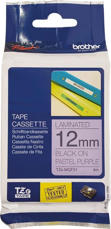 BROTHER P-TOUCH® TZe-MQF31 Schriftband, 12 mm x 4 m