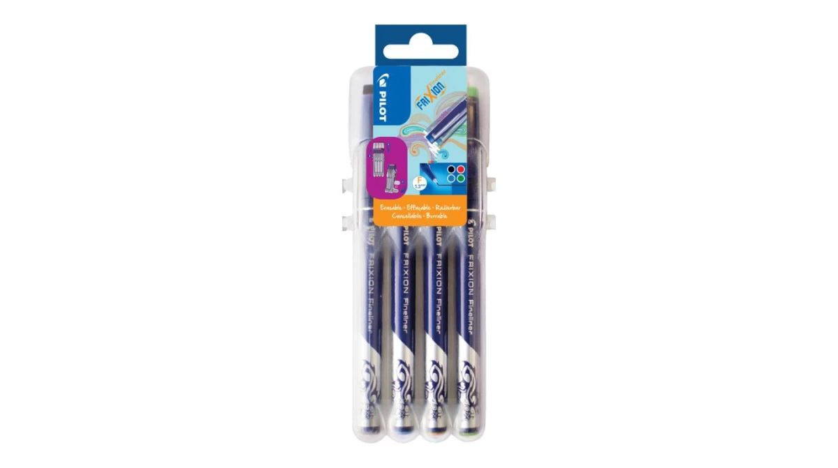 PILOT Fineliner EVOLUTIVE Set FriXion 0.45mm, 4er Etui
