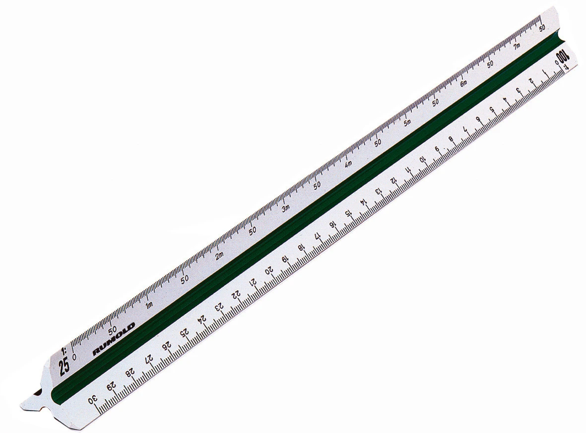 RUMOLD Dreikant-Massstab 150 - 30 cm - Vermessung 6
