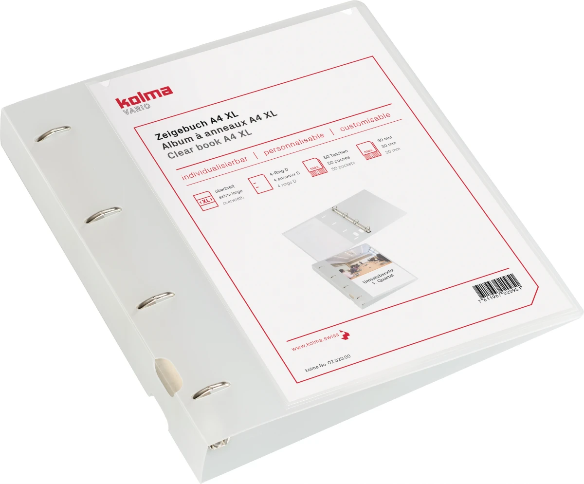 KOLMA Zeigebuch Vario XL KF A4 - 40 mm