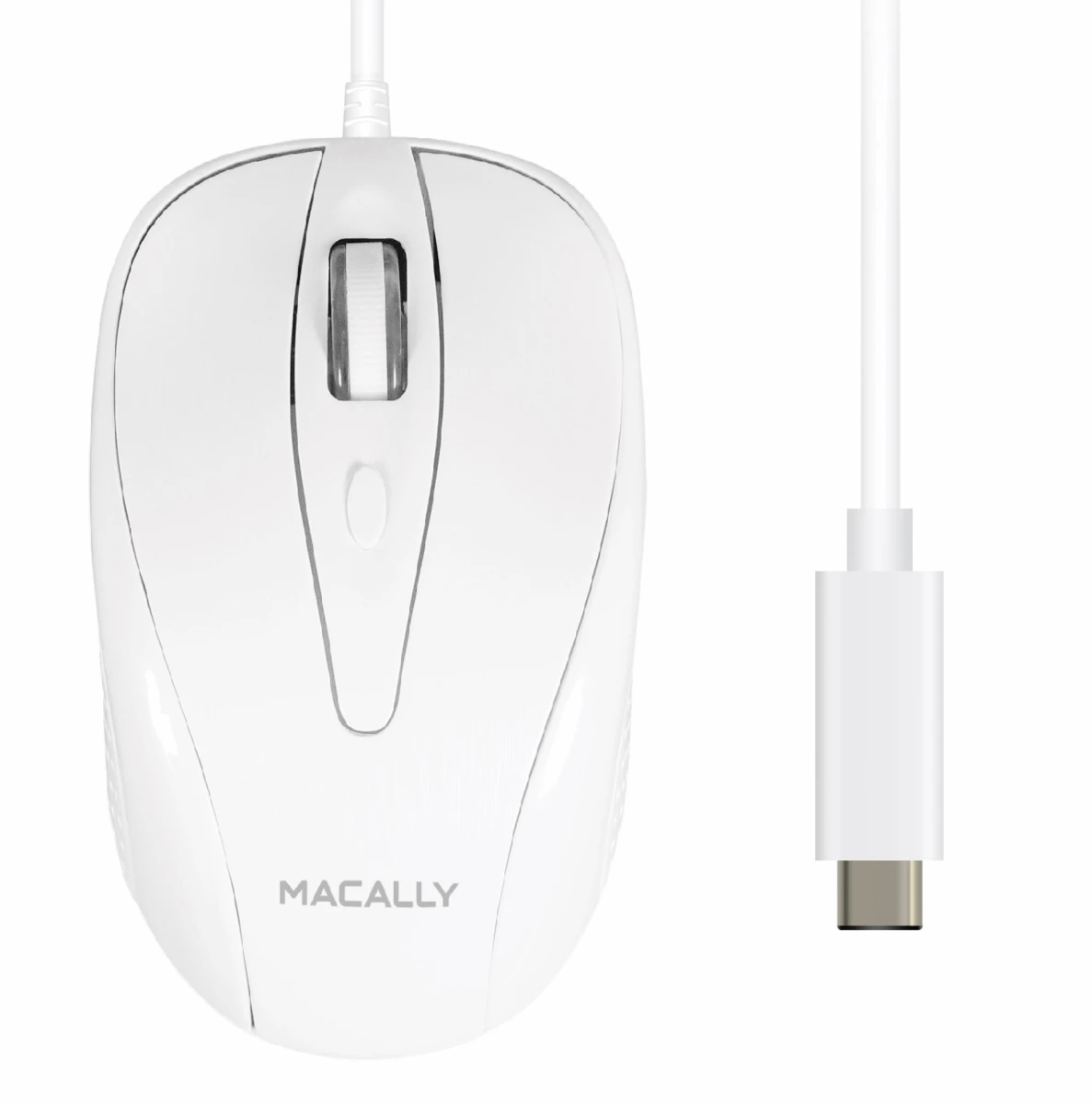 MACALLY USB-C Turbo Mouse