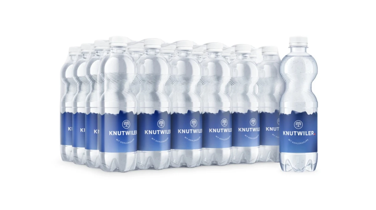 KNUTWILER Mineralwasser mit Kohlensäure 24 x 500 ml