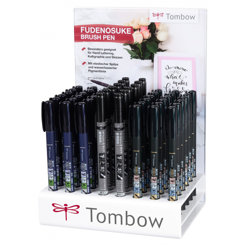 TOMBOW Kalligraphie-Stift WSTBHS48P Fudenosuke, Display