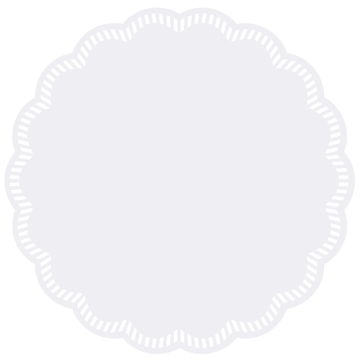 Deckchen/Untersetzer UNI weiss, 8-lagig, rund, Ø 9 cm