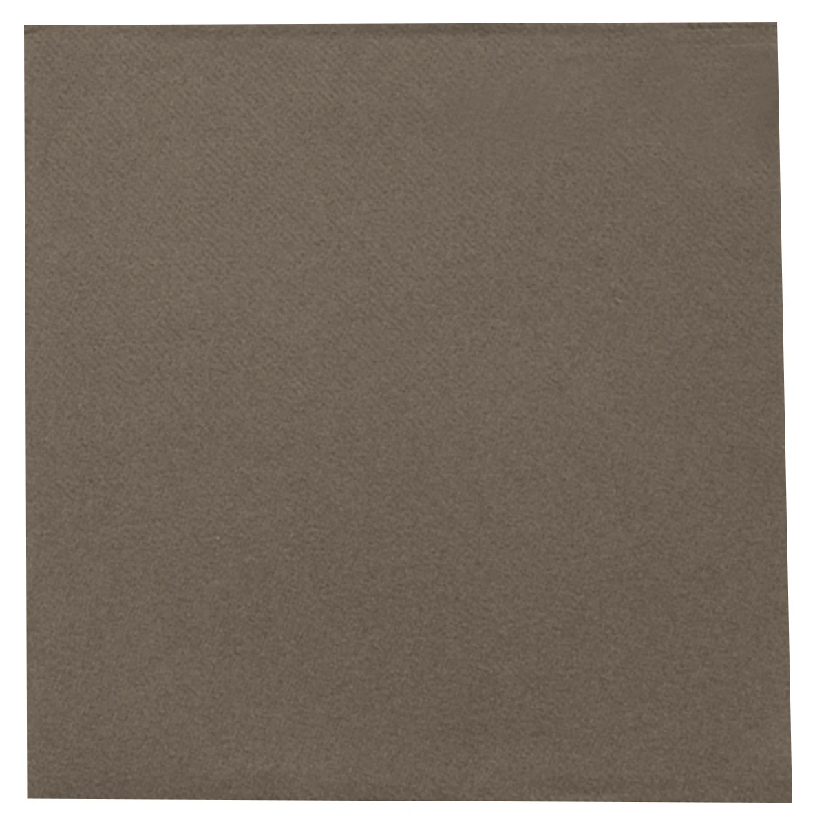 DENI meet Airlaid Servietten braun, 40 x 40 cm, 1/4 Falz, Pack à 50 Stück