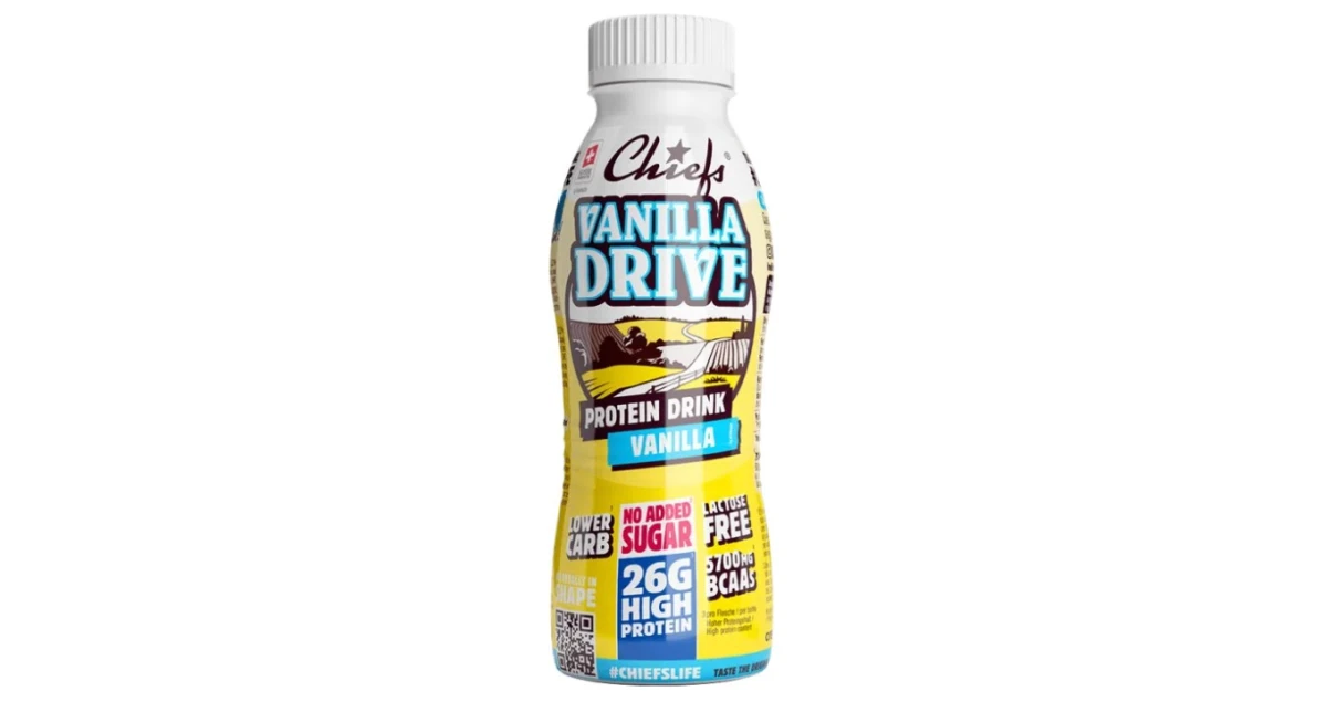 CHIEFS Protein Drink Vanilla Drive 8 x 330 ml