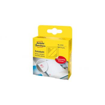 AVERY ZW. Klebepunkte photo 12x12mm 3516 im Spender, perm. 400 Stück