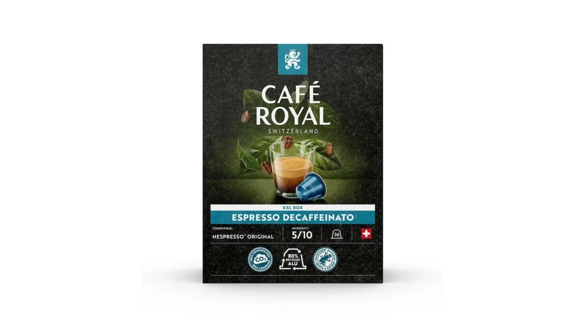 CAFÉ ROYAL Kaffeekapseln Espresso Decaffeinato 36 Stück
