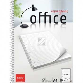 ELCO College Office liniert 9mm A4 74436.15 hochweiss, 70g 80 Blatt