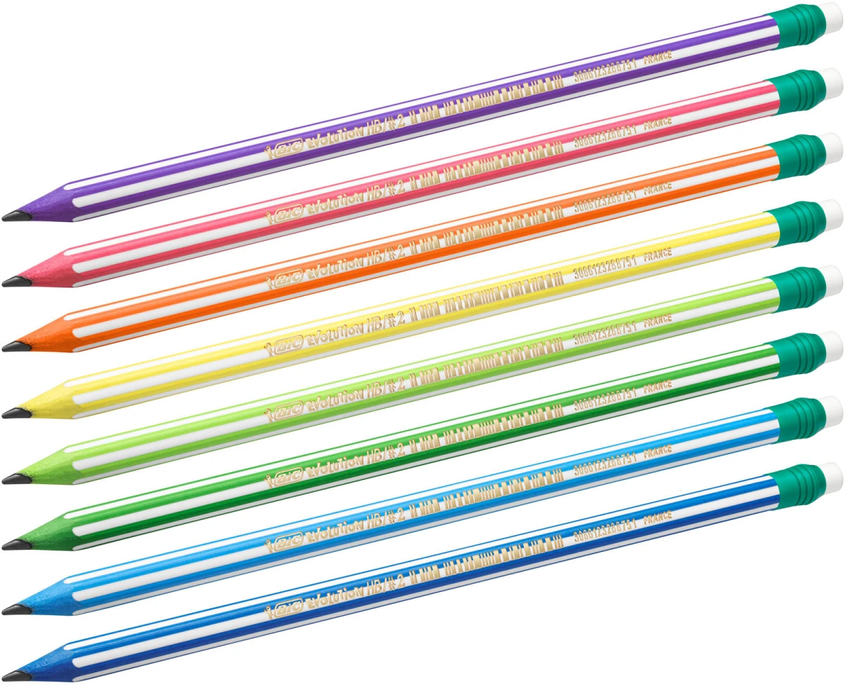 BIC Bleistift Evolution Stripes - 12 Stk