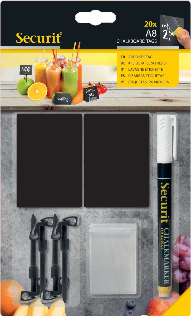 SECURIT Kreidetafel TAGs