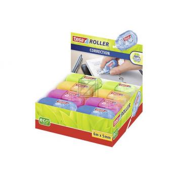 TESA Korrekturroller Mini EcoLogo 598160000 4 Farben ass.