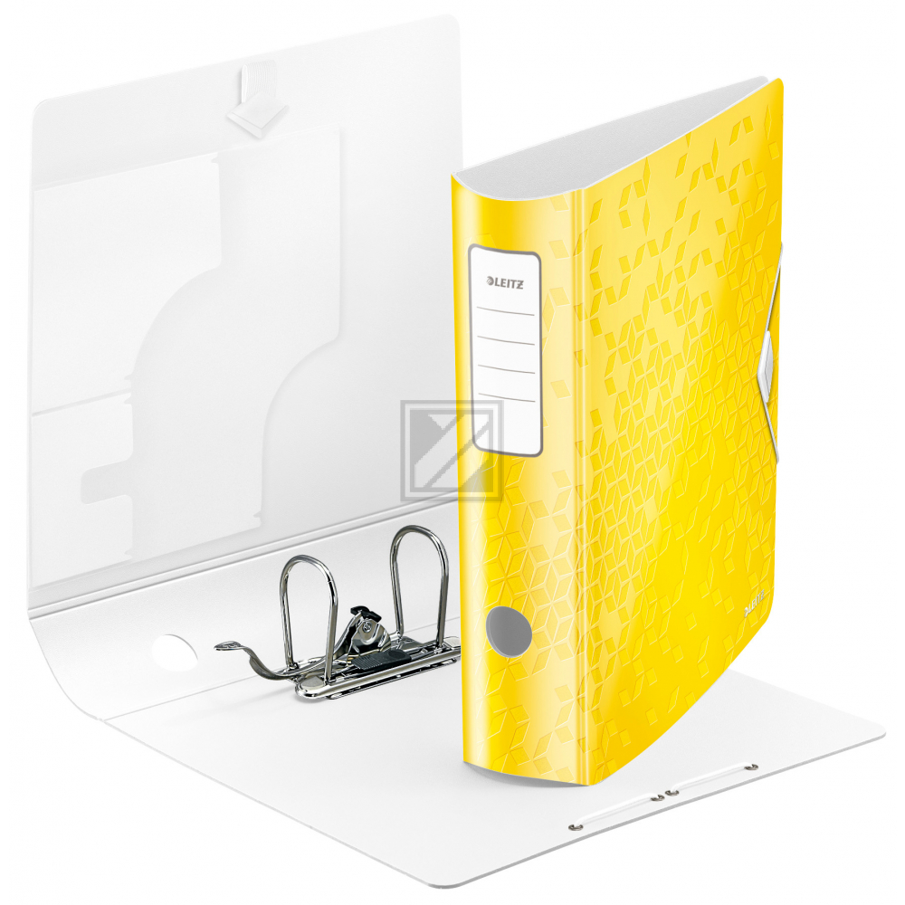 LEITZ Ordner 180° WOW 8cm 11060016 gelb A4