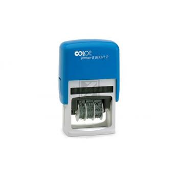 COLOP Datumstempel Gebucht S260L3/D 24x45mm D